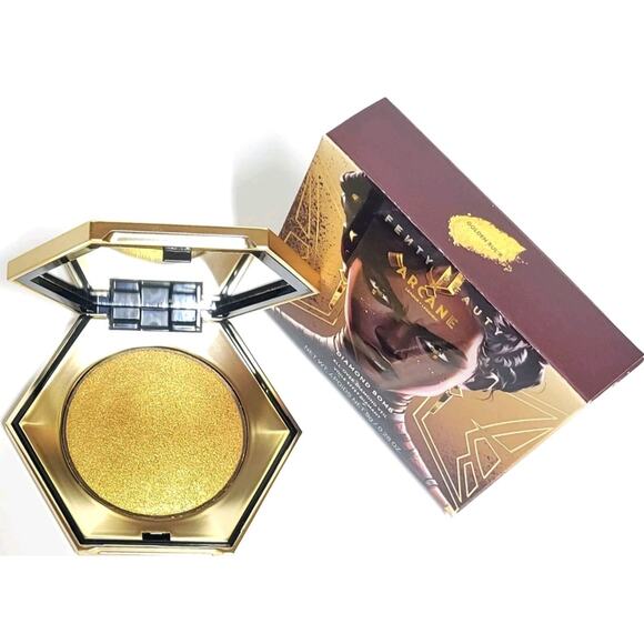 Fenty X Arcane Collection Diamond Bomb All-Over Diamond Veil Golden Rul'r NIB - Picture 3 of 15